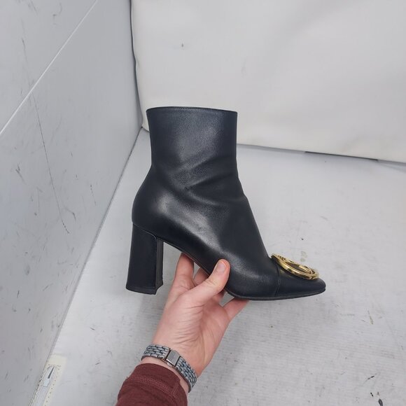 Louis Vuitton LV Madeleine Black Leather Ankle Boot - Picture 10 of 14